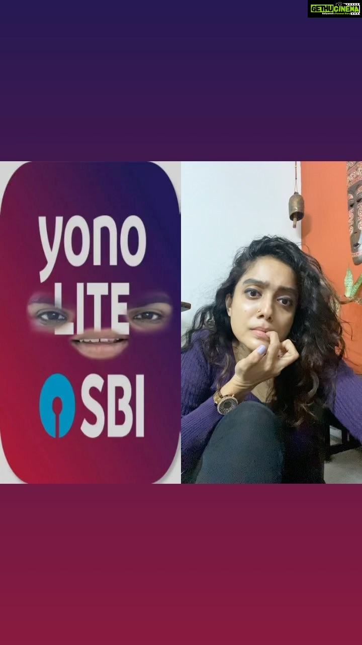 Abhirami Venkatachalam Instagram - My relationship status with yono 💜🙈 PS-took your creation for my new remix experience thank you @syamathegaama 💜 #life #live #love #happy #vibes #positivevibes #laugh #fun #reels #abhiramivenkatachalam #kannamma #av #instagram #instagood #instamood #instareels #instalike #instalove #instalife #chennai