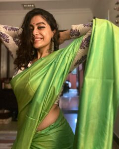 Abhirami Venkatachalam Instagram - About yesterday 💚 
#life #love #live #happy #vibes #positivevibes #abhiramivenkatachalam #kannamma #av #instagram #instagood #instalike #instafashion #instalove #instamood #instapost #chennai #home