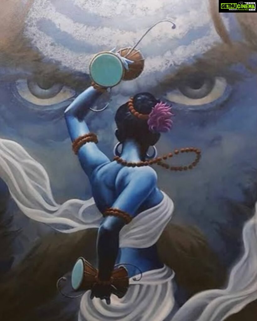 Abhirami Venkatachalam Instagram - Shiva 🔥 my destiny Ps- I do not own the rights for this painting #shiva #eternal #instagram #instalove #instalike #instamood