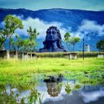 Abhirami Venkatachalam Instagram - Connection since uncountable births 🙏🏼🙏🏼🙏🏼 only getting stronger day by day ♥️ #adiyogi #ishafoundation #love #shiva