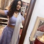 Abhirami Venkatachalam Instagram - 💜 ottd #abhiramivenkatachalam #av #kanmani #kannamma #🦋