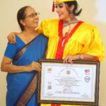 Abhirami Venkatachalam Instagram – Finally a perfect  post with amma and my honorary doctorate in Bharatanatyam 💛 thanks a ton to @j_o_h_n_a_m_a_l_a_n , just the word thanks doesn’t equal to your support and the recognition that you gave and got me sir , my heartfelt gratitude to you brother from another mother 🙏🏼 and thanks a ton to @indian_media_works for everything… #saree #best #day #memories #with #amma #doctorate #dance #love #life #happy #vibes #positivevibes #abhiramivenkatachalam #ammu #yourstruly #kannamma #insta #instagram #instagood #instalife #instalike #chennai #tamilcinema