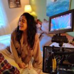 Abhirami Venkatachalam Instagram – Shooting diaries 🎞 crazy click by- @santhoshprathapoffl 😄 #shoot #shootmode #life #actor #love #smile #positivevibes #happy #vibes #insta #instagram #instagood #instalife #instalike #abhiramivenkatachalam #ammu #yourstruly #kannamma #chennai #tamilcinema