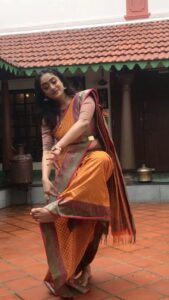 Abhirami Venkatachalam Instagram - Gracefully ✨ @abhirami.venkatachalam ❤️ Makeup, hairstyle & drape : @pavihairandmakeup . . #abhirami #abhiramivenkatachalam #reelsoftheday #viralreels #instareels #reels #cutereels #celebreels #celebrityreels #btsreels #bts #kvd #kvdbeauty Marutham Village Resort
