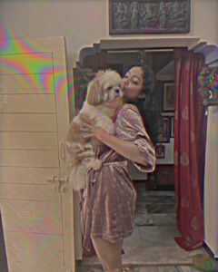 Abhirami Venkatachalam Instagram - Life is too short to worry about who cares what ... live your life the fullest and show lots of love ... unconditional love .... cos last all that you will have is only that ♥️😘 #simba #love #life #unconditionallove #time #runs #moments #live #abhirami #abhiramivenkatachalam
