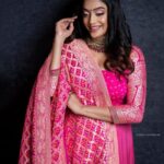 Abhirami Venkatachalam Instagram - Vijay tv show time ready 💕 Makeup- @deepika.nathan Hairstyle- @hairtales.by.punithavathy Photography: @bontonphotographs Associate With : @sense8photograhy , @pixelcloud.in team: @deva_cyril