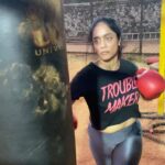 Abhirami Venkatachalam Instagram - Go ahead tell me that I am not good enough , tell me I can’t do it because I will show you over and over again that I can .... kick starting MMA with master @kutty.lee 💪🏼👊🏼...( PS: corrections will be there cos m just a beginner🙏🏼 )