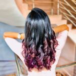 Abhirami Venkatachalam Instagram - Sometimes I love giving a back shot ...... thank you @studio11_kilpauk I love the colour ......💜