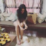 Abhirami Venkatachalam Instagram - My valentine ♥️ #simba my baby boy.... #unconditionallove #happyvalentinesday