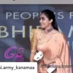Abhirami Venkatachalam Instagram - #studioonestariconannualawardz People’s favourite supporting actress for NerkondaParvai ♥️. Makeup- @kabooki_mua Hair- @jananirangadhurai Outfit&styling- @thehouseofsoka Jewellery- @rajatamaya