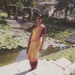 Abhirami Venkatachalam Instagram - Happy international dance day #abhiramivenkatachalam #av #kanmani PS- My Kalakshetra 🔥light of my life 🙏🏼 Kalakshetra Foundation