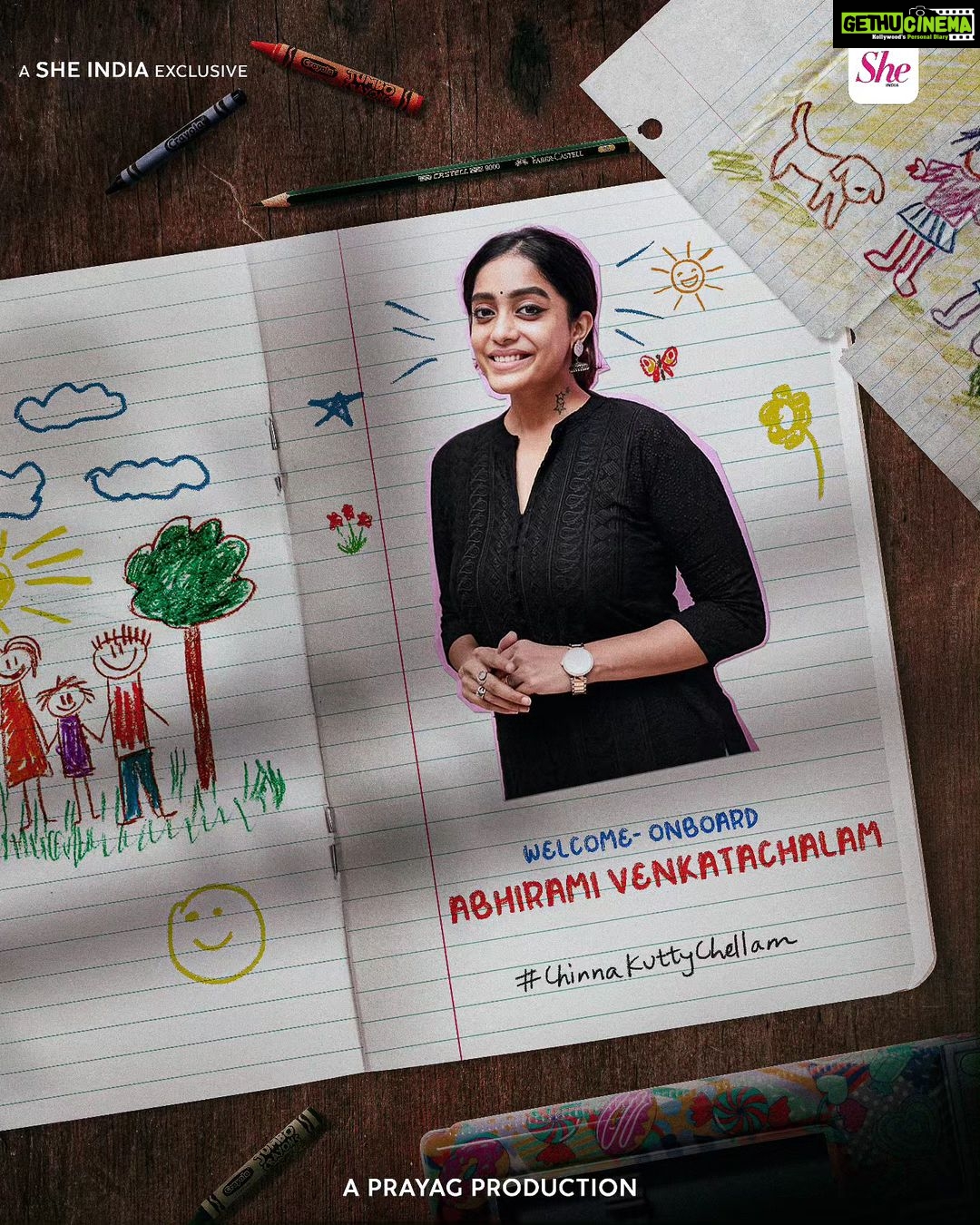 Abhirami Venkatachalam Instagram - We are glad to welcome the Super Gorgeous @abhirami.venkatachalam on board for #ChinnaKuttyChellam ♥️ . . @nikkitha.sings @yagnashan @sabareeshssatchithanandham @voice_virus @rajalakshmifolk_official @harshithareddy_stylebook @theofficialzaiyan @itsme_dineshrajanmuthukumar @vishnulakshmi.v @madz_makeover @rampandian.n @prasanna._.mahadevan @shan.prasan @aflourishingmuse @she_india @its.manikandan . . Happy to be associated with #prayag_productions . . #FromOct7 #shebeauty