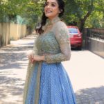 Abhirami Venkatachalam Instagram - Life is a journey Not a race 🤍 Iruduruvam2 promotions Hair& makeup- @bronzer_makeup_studio @vijiknr Outfit- @nirali_design_house Jwellery- @bronzerbridaljewellery Photography- @mohan_vallap #life #love #live #happy #vibes #positivevibes #blue #abhiramivenkatachalam #kannamma #kanmani #av #iruduruvam2 #instagram #instagood #instamood #sonyliv #applause #instafashion #instalove #instalife #instapost #chennai PS- love 🤍