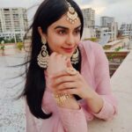 Adah Sharma Instagram - Would you rather be forced to listen to one song for the rest of your life or watch the one same movie forever? 🦍🦍🦍🦍🦍🦍 . . 💇‍♀️@snehal_uk 👗👩‍🔬@juhi.ali 👘@almaaribypooja 💎@ruabns.in 💄@adah_ki_radha