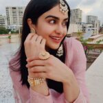 Adah Sharma Instagram - Would you rather be forced to listen to one song for the rest of your life or watch the one same movie forever? 🦍🦍🦍🦍🦍🦍 . . 💇‍♀️@snehal_uk 👗👩‍🔬@juhi.ali 👘@almaaribypooja 💎@ruabns.in 💄@adah_ki_radha