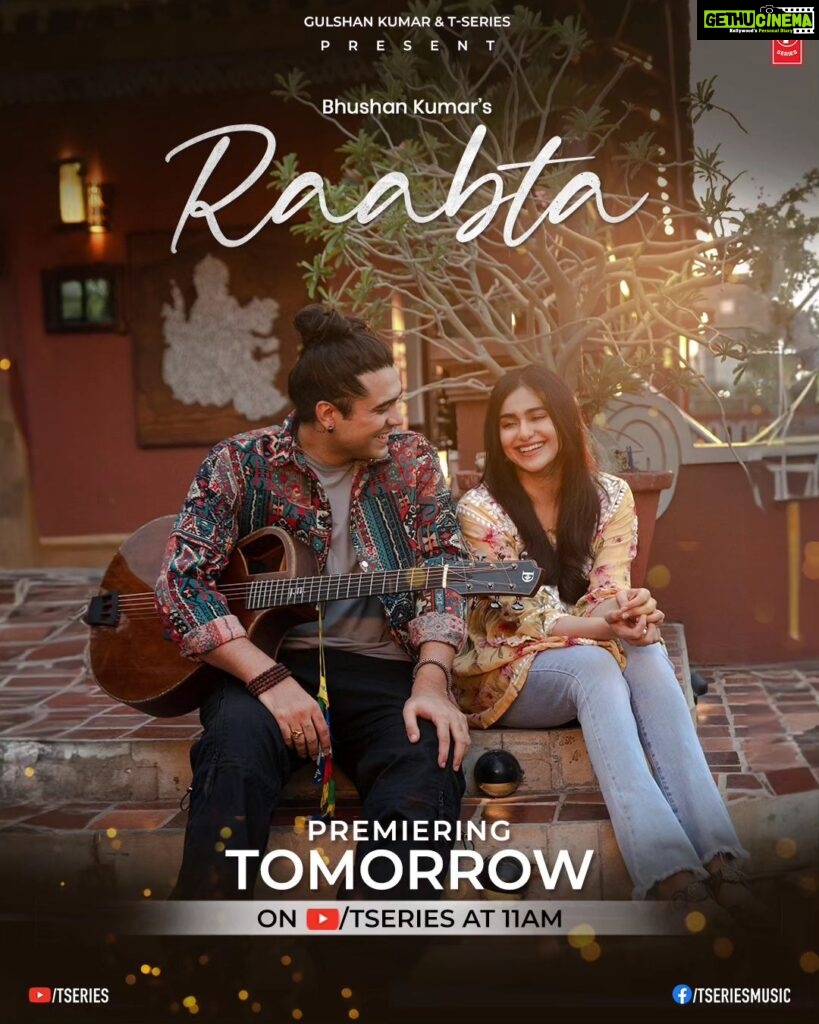 Adah Sharma Instagram - What does Raabta mean? Guess what our video is about 🙃 Correctly guess Karo toh you can win a helicopter (emoji)😜 in the comments 🙃 . #Raabta Premiering Tomorrow at 11 AM . #tseries #BhushanKumar @tseries.official @jubin_nautiyal @dhruwal.patel @jigarmulani @chirantannbhatt @writer.jw @the2studios