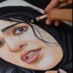 Adah Sharma Instagram - Portrait painting of @adah_ki_adah . . . Art by . @artistic_priyashree