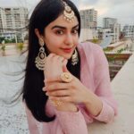 Adah Sharma Instagram - Would you rather be forced to listen to one song for the rest of your life or watch the one same movie forever? 🦍🦍🦍🦍🦍🦍 . . 💇‍♀️@snehal_uk 👗👩‍🔬@juhi.ali 👘@almaaribypooja 💎@ruabns.in 💄@adah_ki_radha