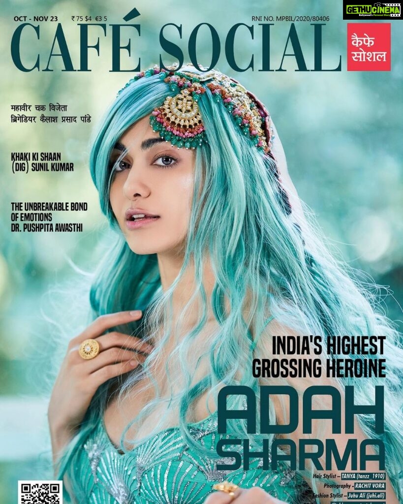 Adah Sharma Instagram - ✨ Exciting News! ✨ We are thrilled to reveal the cover of our next edition featuring the incredible Adah Sharma, a multifaceted Gem in the world of entertainment from Bollywood to Beyond. Get ready to dive into her captivating journey in the world of entertainment. Stay tuned for an inspiring read in our upcoming print edition! 📖🌟 Story by Reena Bajaj PR Agency – @shimmerentertainment Hair – TANYA ( @tanzz__1910_ ) Photography - RACHIT VORA ( @rachitvoraphotography ) Fashion Stylist – Juhu Ali ( @juhi.ali ) #BollywoodCelebrity #AdahSharma #bollywoodnews #bollywoodactor #CafeSocialMagazine #CoverReveal #CelebrityNews #PrintEdition #ComingSoon