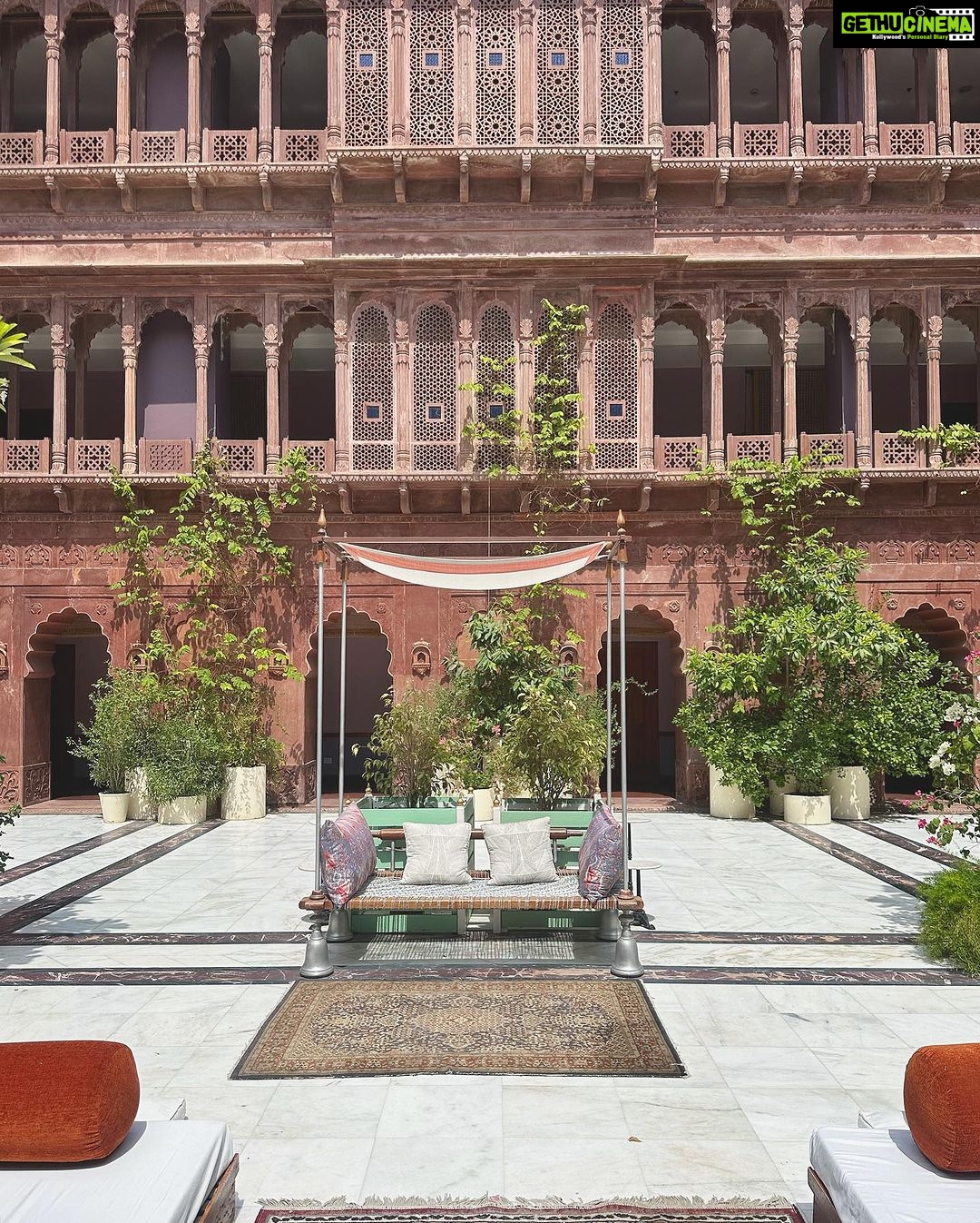 Aditi Bhatia Instagram - Felt like a princess everyday at @narendra.bhawan.bikaner 🤍 thank you for the most amazing hospitality. Narendra Bhawan Bikaner