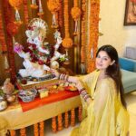Aditi Gautam Instagram - Ganapati Bappa Morya!! . . . . . . . . #ganpatibappamorya #ganpati #ganpatibappa #photooftheday #portraitphotography #blessed #gratitude #explore