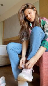 Aditi Gautam Instagram - Running in life! . . . . . . . . #fashionreels #grwm #ootddaily #ootdideas #myootd #fashionvibes #easystyle #casualoutfit #todayoutfit