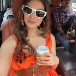 Aditi Gautam Instagram - A day filled with coffee and interviews! Can’t wait for you guys to watch #athidhi on 19th sept only on @disneyplushstel @disneyplushotstar . . . . . . . #interview #coffee #morning Hyderabad