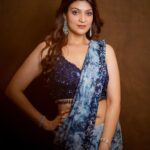 Aditi Gautam Instagram - 💙💙💙 Pre Release Event In Hyderabad . Outfit - @neerusindia Jewellery - @yuvaneerus Makeup - @thanusmakeover Hair - @husky.makeover Styled by - @saranya_raov Shot by @teamkeshuphotography . . . . . . . #picoftheday #bestoftheday #promotion #hotstar #athidhi #teluguactress #telugucinema #webseries #trending #explore #saree #sareelove #sareefashion #sareeindia #actress #jaiguruji