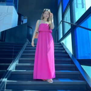 Aditi Gautam Instagram - On Mondays we add a lil pink to the blues 💕💕
.
.
.
.
.
.
.
.

#blue #dresses #blueskies #dressup #dressblues #bestoftheday #sunset #heels #summer #view #ootd #explore #instagram