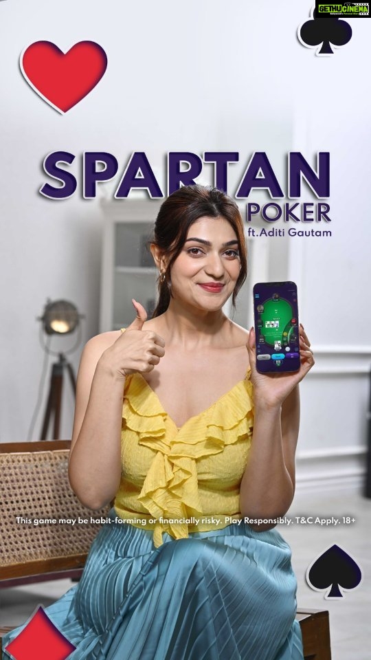 Aditi Gautam Instagram - Shuffling the aesthetics and the chips for Spartan Poker! Nothing works it better than @aditigautamofficial 😍🤩🤩 It's time for you to Join the Poker journey today. Download the Spartan Poker app Now! ✅ www.spartanpoker.com . . . #SpartanPoker #Poker #pokeronline #AditiGautam #Poker #Collaboration #BrandFilm #BTS #Shoot #Models #EvolveWithSpartan