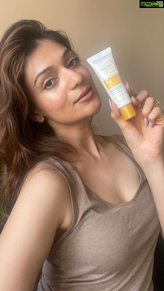 Aditi Gautam Instagram - Presenting the #Giftofsummer, Bioderma’s newest launch - The Photoderm Crème Claire SPF 50+ Bioderma’s PhotodermSPF50+ Cream Sunscreen is powered with sun active defense technology that guarantees a very high UVA/UVB protection with 8 hours of hydration. It has a melting texture, invisible finish & leaves no oily film or white cast. . . @biodermaindia . . . . . . . #SunActiveDefense #GiftOfSummer #Photodermcremeclaire #Biodermasunscreen #newlaunch #viralpitch . . . . . . . . . #sunscreen #skincaretip #sundamage #allskintypes #takecareofyourskin #safeskincare #protectyourskin #spf #reels