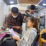 Aditi Gautam Instagram - Back to where I belong! . . . . . . . #onset #shootlife #actorslife #script #film #teluguactress #telugucinema #picoftheday #instagood #actorsofinstagram #explore Hyderabad