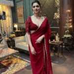 Aditi Gautam Instagram - Say hello to Sandhya! Watch #athidhi on @disneyplushstel @disneyplushotstar streaming now! Don’t forget to swipe till the end for some bts! Last one is the best! . . . . . . . . . #saree #redsaree #sareelover #bts #picoftheday #sareeindia #sareefashion #grwm #explore #teluguactress #athidhionhotstar