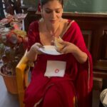 Aditi Gautam Instagram - Say hello to Sandhya! Watch #athidhi on @disneyplushstel @disneyplushotstar streaming now! Don’t forget to swipe till the end for some bts! Last one is the best! . . . . . . . . . #saree #redsaree #sareelover #bts #picoftheday #sareeindia #sareefashion #grwm #explore #teluguactress #athidhionhotstar