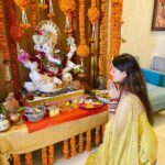 Aditi Gautam Instagram - Ganapati Bappa Morya!! . . . . . . . . #ganpatibappamorya #ganpati #ganpatibappa #photooftheday #portraitphotography #blessed #gratitude #explore