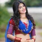 Aditi Prabhudeva Instagram - ಗಣೇಶ ಚತುರ್ಥಿಯ ಶುಭಾಶಯಗಳು 💙 ಎಲ್ರಿಗೂ ಒಳ್ಳೆದಾಗ್ಲಿ 💙 . . . . 📸 @rainbow_photography_official 💙 👗 @rentyourlook_by_chandangowda 💙 📿 @beadedtreasuresjewelry 💙 💁 @vasanthageetha259 💙