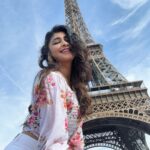Aditi Prabhudeva Instagram - ❤️ @yashas.patla Eiffel Tower