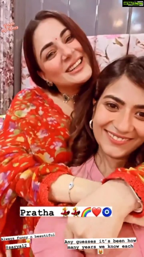 Aditi Sharma Instagram - There are bonding is really beautiful πΈ.. God bless them...ππβ€β€β€ Together #pratha ππ #katha #kathasingh #kathaankahee @aditidevsharma @sarya12 #shraddhaarya #maulikunalmalhotra #trending #viral #happybirthdayaditidevsharma #AditiSharma #AditiDevSharma #maulikunal #maulimalhotra #maunal #TeamAditiDevSharma #SilsilaBadalteRishtonKa #Gangaa #Mauli #reels #TeamAditiDevSharma #Bollywood #Tellywood #happybirthdayaditidevsharma #pollywood #panjabi #sbrk #shaktiarora #silsila #saga #yehsilsila