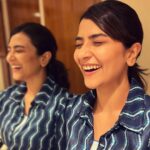 Aditi Sharma Instagram – Life is like a mirror, we get the best results when we smile🌝
wednesdayvibes 🌈💙