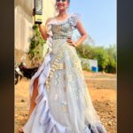 Aditi Sharma Instagram - Smile🌈 Sparkle 💫 Shine✨ 💃🌸 #loveyourself #gratitude Outfit: @geishadesigns Styling: @styling.your.soul Jewellery: @fashionjewellery_21 @brandempower.in #NationalQualityAwards #NQA2023 #brandempower