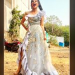 Aditi Sharma Instagram - Smile🌈 Sparkle 💫 Shine✨ 💃🌸 #loveyourself #gratitude Outfit: @geishadesigns Styling: @styling.your.soul Jewellery: @fashionjewellery_21 @brandempower.in #NationalQualityAwards #NQA2023 #brandempower