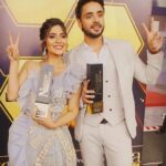 Aditi Sharma Instagram - Thank you so muchhh for all the love ❤️🌈🙏 Feels wonderful to be awarded as the Best Jodi 💃🕺 Firstly we want to thank our audience n viewers for all the love you have showered on us . Believe us when we say It keeps us so encouraged n motivated 😇. Next a big thank you to @sonytvofficial n @official_sphereorigins for making this beautiful show n allowing us to be part of it 💐 Next! the man without whom this show wouldn’t have been the same . Thank you for your MIDAS touch @mountainhead1 ravi sir 🙏. Thank you to our amazing writers @madhushaala #aryasharma for giving life to our characters🍀. And of course a very big thank you to our team, which consists of some of the best actors n technicians n production exec to ever come together to create this beautiful show . @brandempower.in #NationalQualityAwards #NQA2023 #brandempower