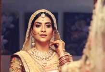 Aditi Sharma Instagram - मोहब्बत ज़िन्दगी बदल देती है, मिल जाए जब भी और ना मिले तब भी !!🌷 #wednesdaywisdom 😺 #bridal #gulzaarsaab 🌺
