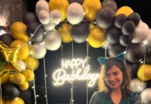 Aditi Sharma Instagram - Thank you for the beautiful birthday wishes ✨🤗🧿 My heart is bursting with loveee n gratitude 🙏💓 So grateful to the universe for all the loveee . 🥰🥳 #celebration #madememoriesforlife #familytime 🧿