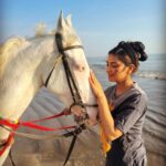 Aditi Sharma Instagram - Some souls have the power to heal you ✨ 🐎💓 #healingtouch #horselove Thank you @sarwarahuja for making me do this 🥰💫