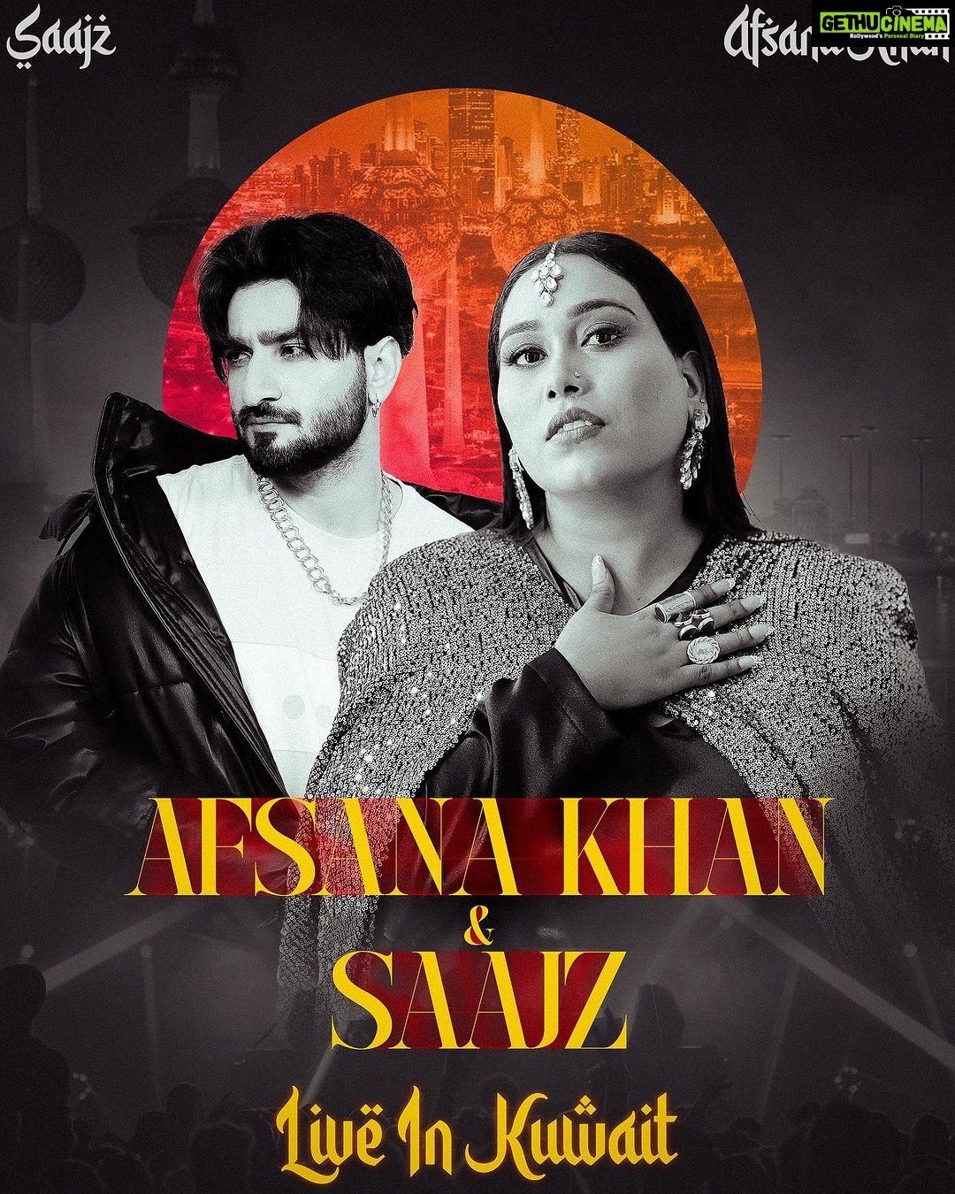 Afsana Khan Instagram - Kuwait š°š¼ 6 October 2023 Performing with my live-concert live band book your ticket guys @itsafsanakhan @saajzofficial @icskuwait_org #afsaajz #afsaajzforever ā¤ļø #justiceforsidhumoosewala #viral #viralvideos #viralreels #reelsinstagram #reels #singer #love #instagood #blessed Chandigarh, India