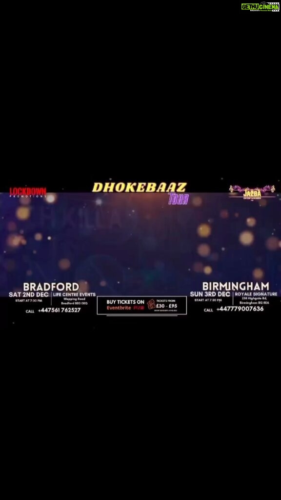 Afsana Khan Instagram - Uk 🇬🇧 Are u Ready Dhokebaaz live tour Afsana khan 💫