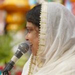 Afsana Khan Instagram - दीदी श्री द्वारा 20 अक्टूबर 2023 को चंडीगढ़ में हुए श्री राधा नाम संकीर्तन की अविस्मरणीय झलकियां......... @bpraak @meera_bachan @itsafsanakhan @saajzofficial