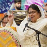 Afsana Khan Instagram - दीदी श्री द्वारा 20 अक्टूबर 2023 को चंडीगढ़ में हुए श्री राधा नाम संकीर्तन की अविस्मरणीय झलकियां......... @bpraak @meera_bachan @itsafsanakhan @saajzofficial
