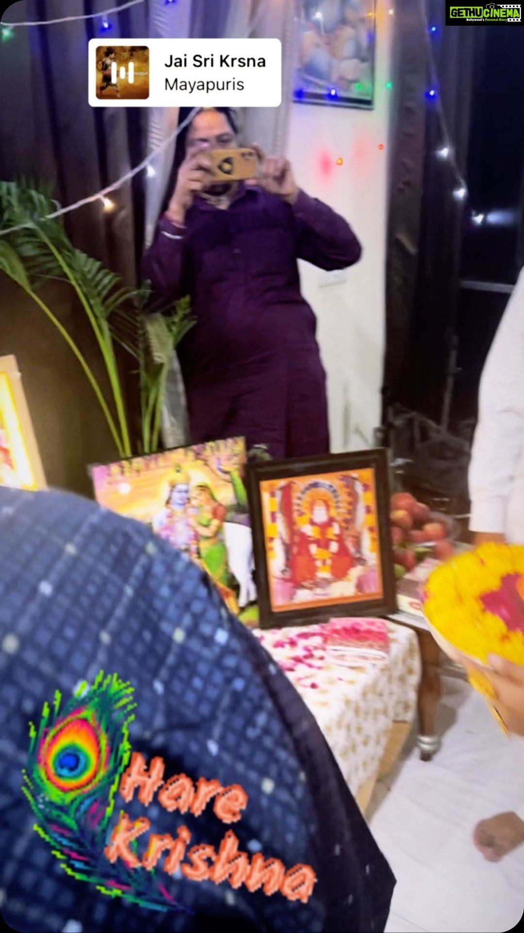 Afsana Khan Instagram - Radhe Radhe ❤️🙌 #radhekrishna #harekrishna Chandigarh, India